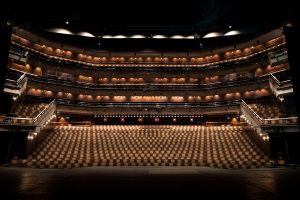 Barbican Theatre auditorium lighting